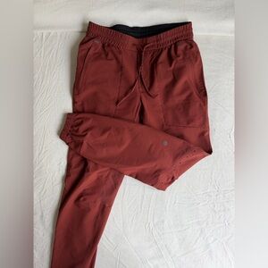lululemon athletica Men's Brick Red Joggers